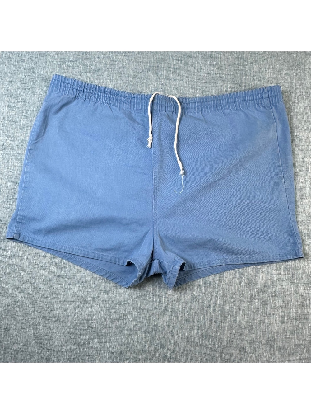 VTG Cal Surf Shorts Mens Sz M Blue Made In California USA Retro Surf Trunks 70s